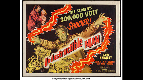 Indestructible Man (1956) | Full Sci-Fi/Horror Movie | Public Domain