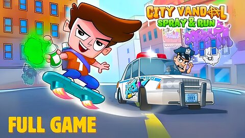 City Vandal - Spray & Run | Full Gameplay Walkthrough | All Levels | No Commentary | 4K 60FPS