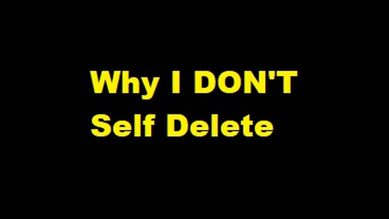 Why I Choose To Stay Alive