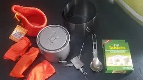 toaks titanium cook kit unboxing review