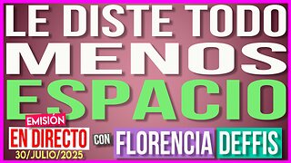 Le Diste Todo Menos Espacio | Transmisión en Vivo