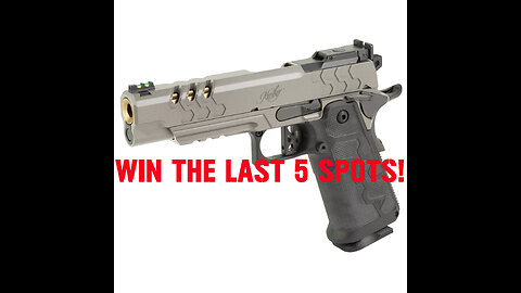 KIMBER 2K11 Stainless Target 9MM OR MINI #5 FOR THE LAST 5 SPOTS IN THE MAIN WEBINAR