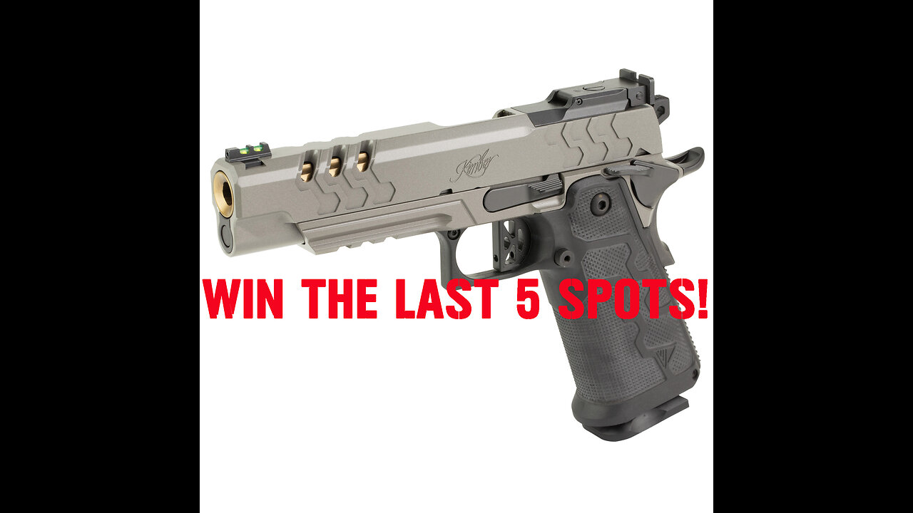 KIMBER 2K11 Stainless Target 9MM OR MINI #5 FOR THE LAST 5 SPOTS IN THE MAIN WEBINAR