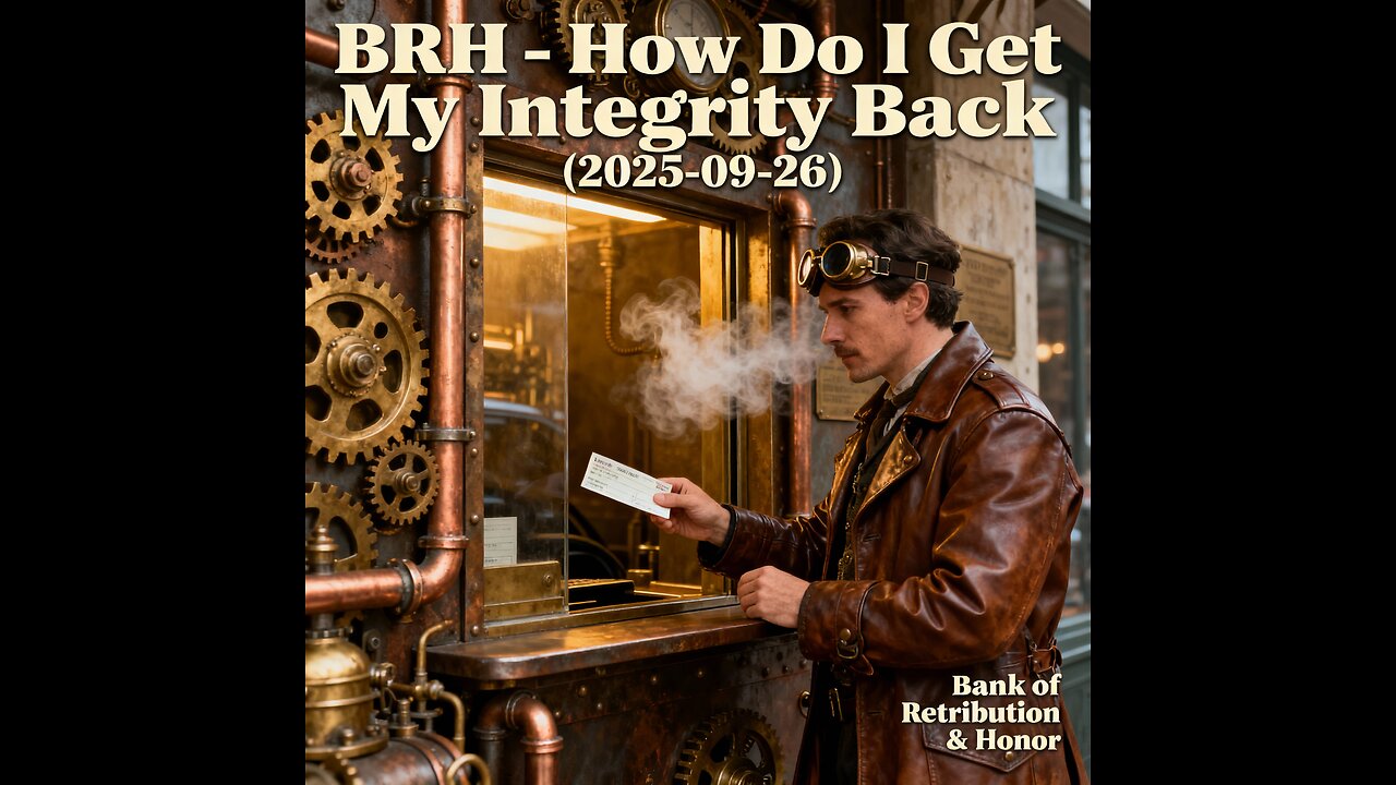 BRH - How Do I Get My Integrity Back? (2025-09-26)