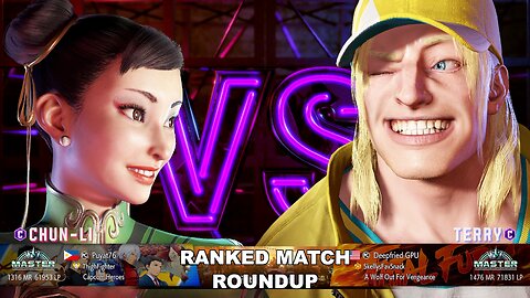 Kuya Kalbo SF6 Ranked Match Roundup. Chun Li Master Rank [Hori Fight Stick]