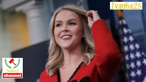 🚨 BREAKING: White House Press Secretary Karoline Leavitt holds a briefing || @Ivanka25