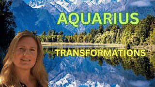AQUARIUS ♒️ ~ HUGE LIFE TRANSFORMATIONS AND CLARITY!