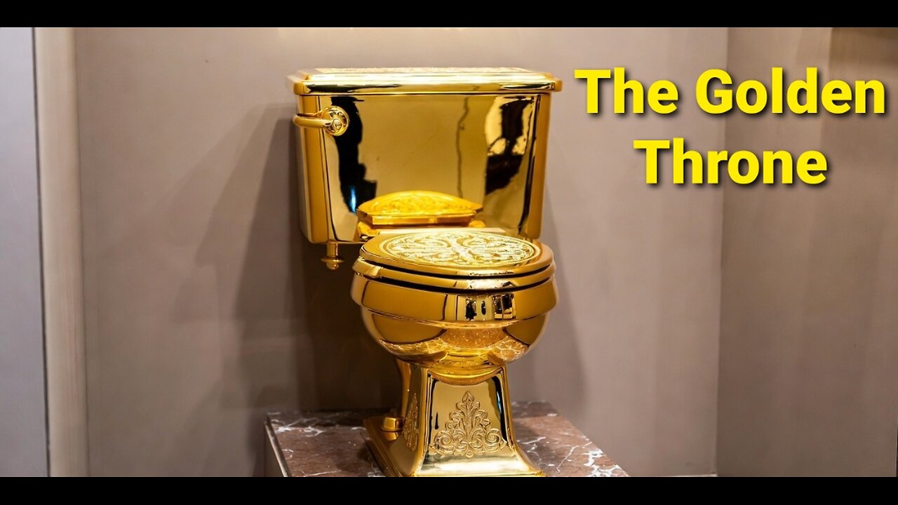 $10 Million Golden Toilet Named America Hits Auction Block – You Wont Believe Who Used It!