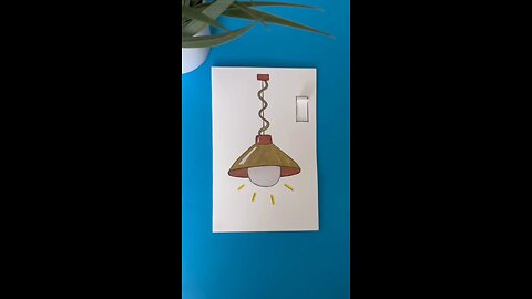 Meke a Bulb on off swich in paper | beautiful Carft idea for Kids