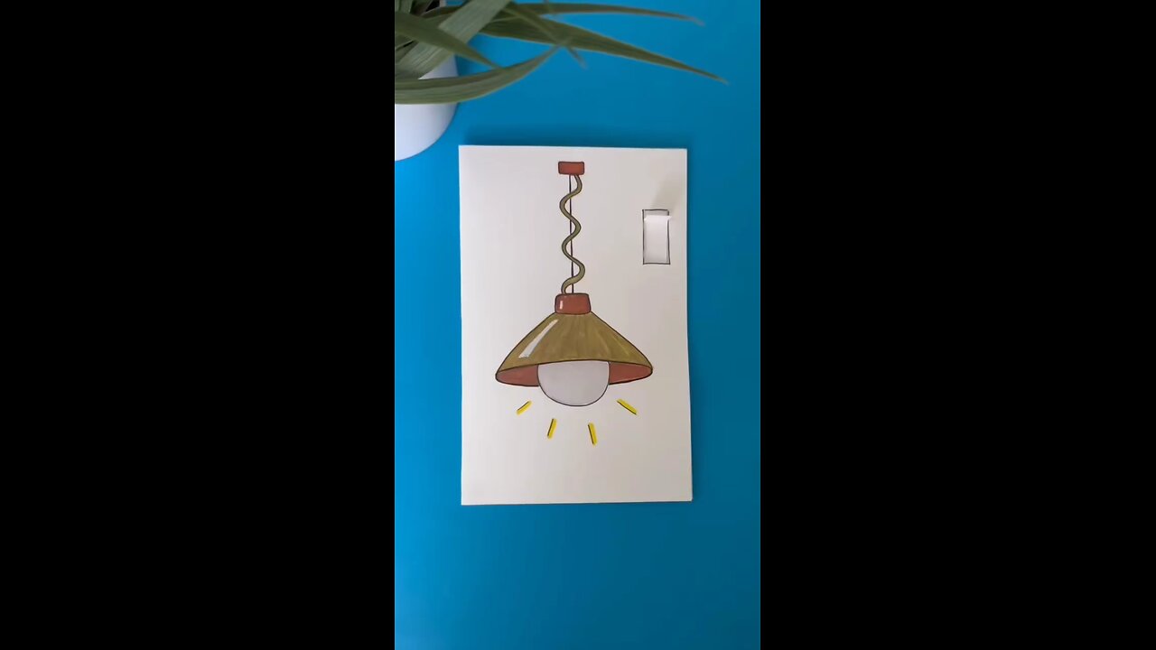 Meke a Bulb on off swich in paper | beautiful Carft idea for Kids