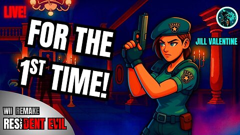 LET'S PLAY FOR THE FIRST TIME! - Resident Evil Remake Wii! (JILL) - #live #residentevil