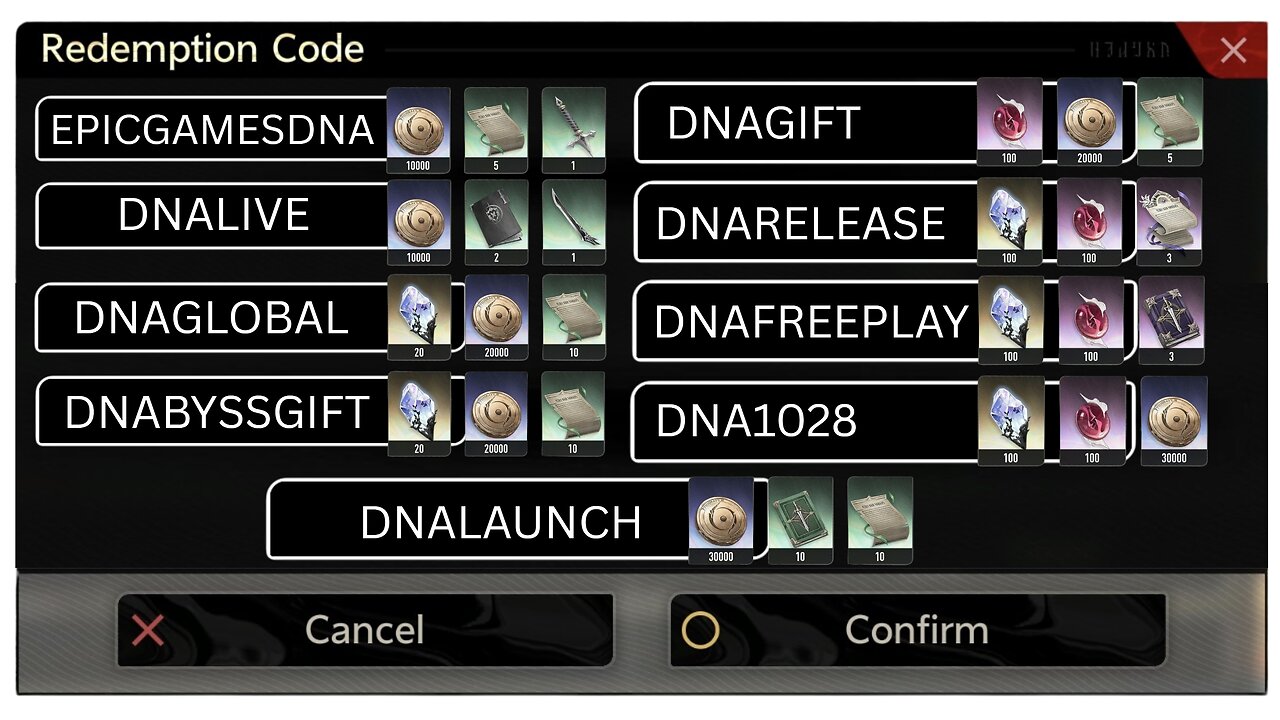 Codes (Duet Night Abyss)