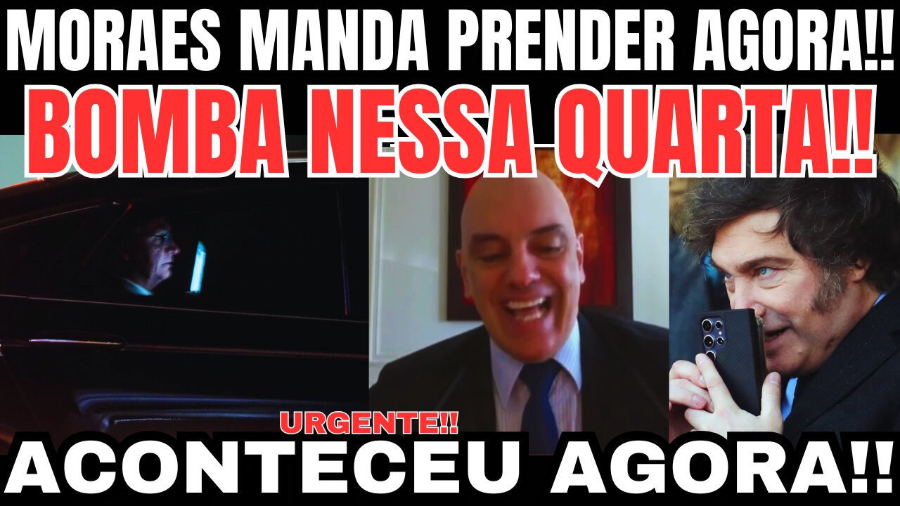 URGENTE!! FUGA DE BOLSONARO AS PRESSAS!! M0RAES MANDA PRENDER AGORA!! TENSÃO TOTAL
