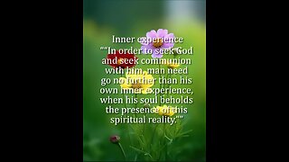 Inner Experience