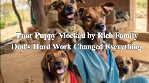 “😢🐶 Poor Puppy Mocked – Dad’s Hard Work Flips the Script!”