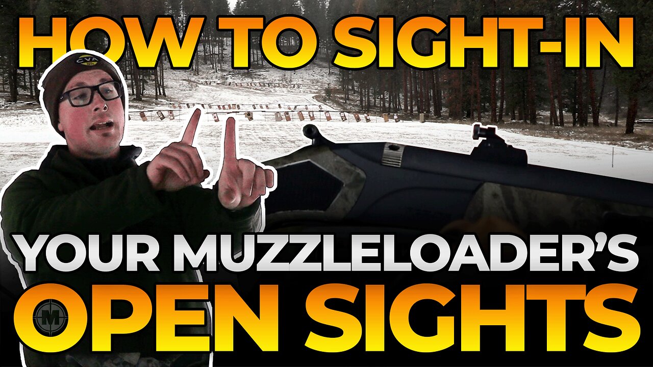 How to Sight-In Your Open-Sight Muzzleloader - Muzzle-Loaders.com
