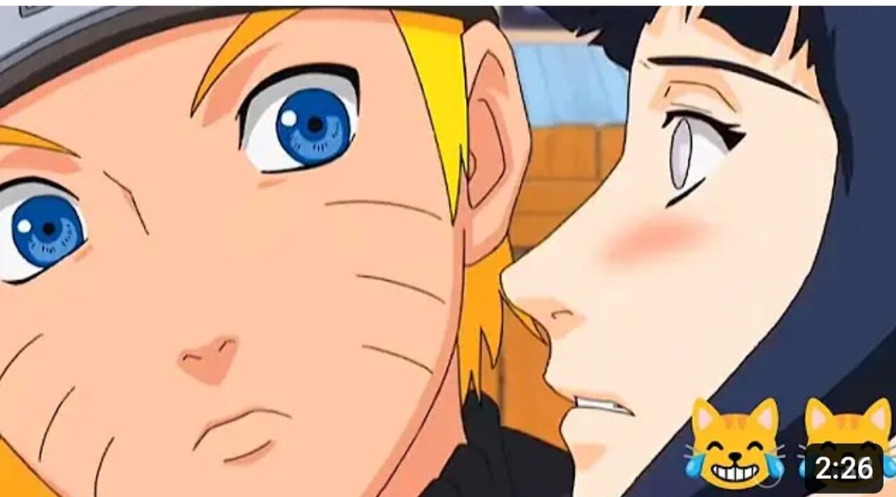 Naruto And Hinata ❤️ funny 😸 moments in hindi dubbed
