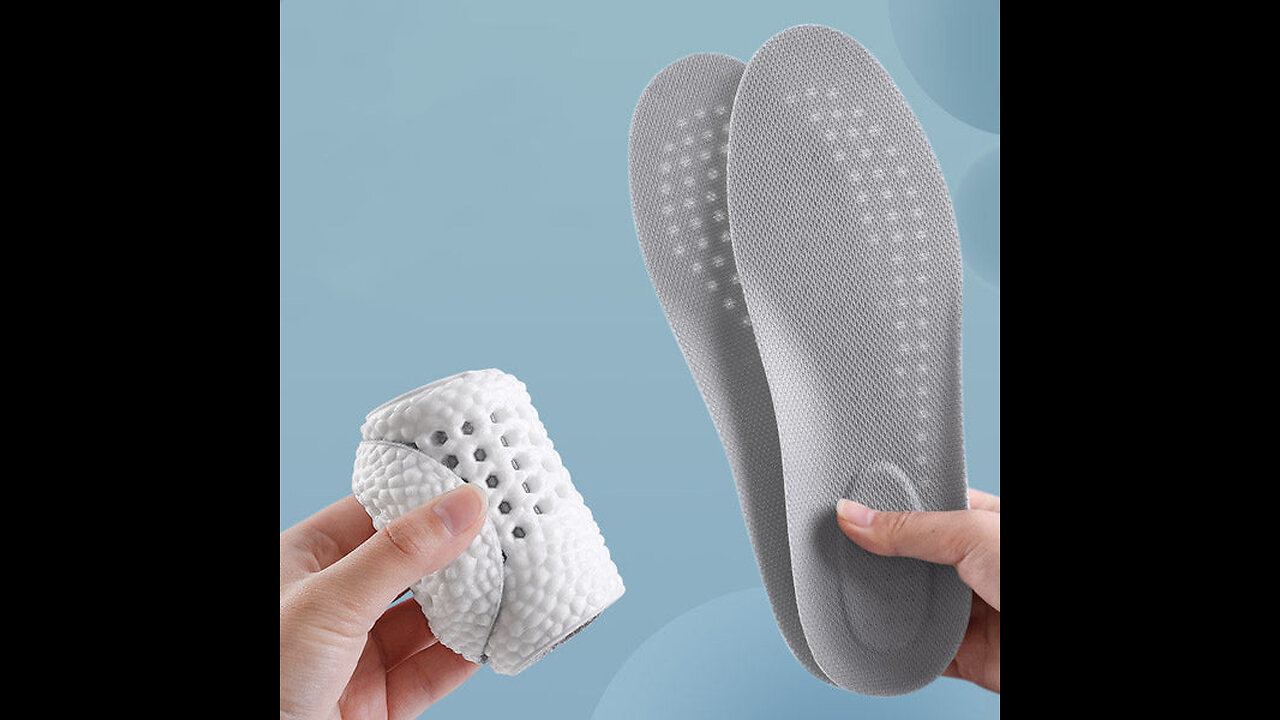 Breathable Comfortable Shoe Insoles, for Hiking Boots and Sneakers (2 Pairs)