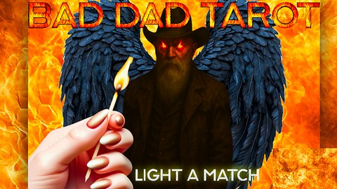 LIGHT A MATCH - BDT | LYRICS VISUALIZER #lightamatch #baddadtarot #music