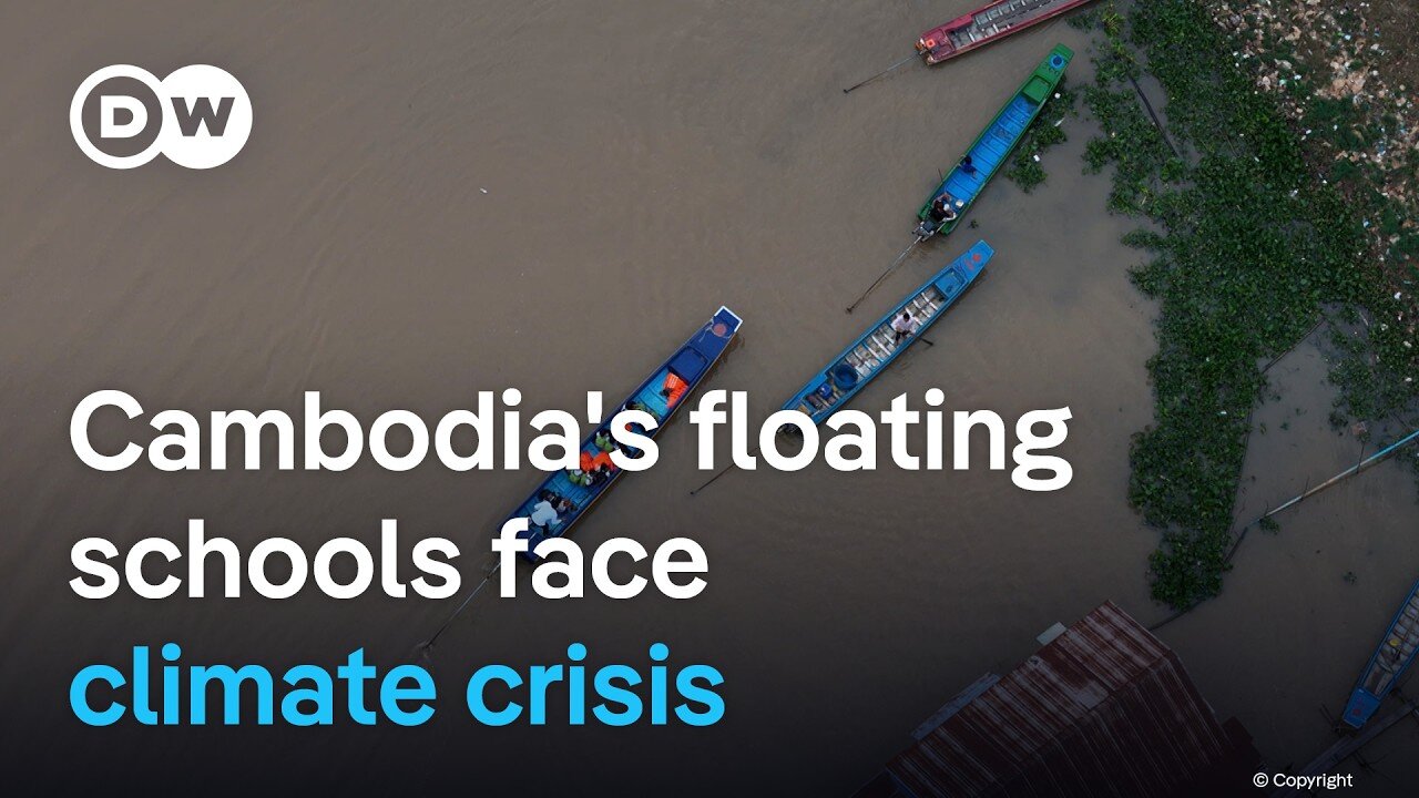 How Cambodia’s floating schools fight back against climate crisis | DW News