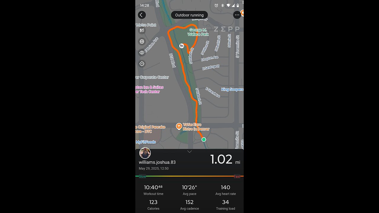 Mile Run - 10:22