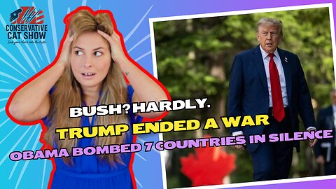 Bush? Hardly. Trump Ended a War – Obama Bombed 7 Countries in Silence