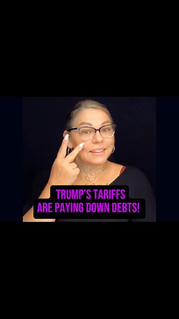 Trump’s Tariffs Are Paying Down Debts! 🙌 #signlanguage #talk #asl #knowledge