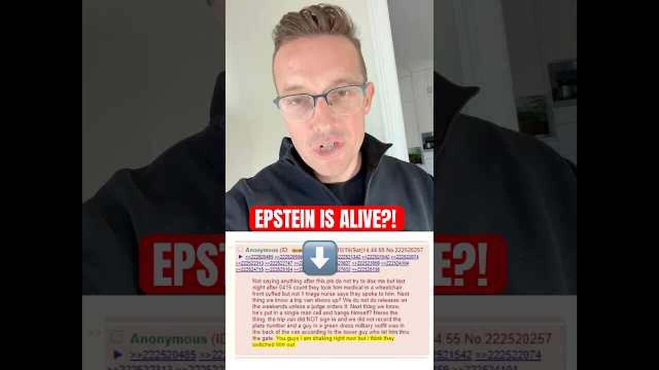Is Jeffrey Epstein ALIVE?
