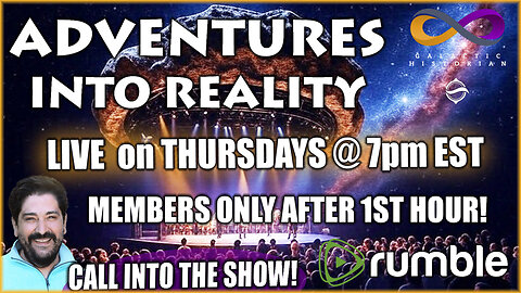 Adventures Into Reality w/ Andrew Bartzis - Members & Ticketholders Only 2nd Hour! Join below!