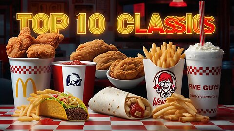 Top 10 Classic Fast Food Items That Changed the Game #food #viral #fyp
