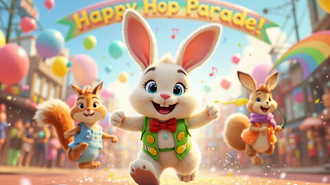 The Happy Hop Parade 🐇🎉 | Fun Kids’ Dance Song