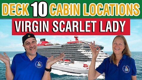 Virgin Scarlet Lady Cabin Deck 10 | Tall Man's Cruise Adventures