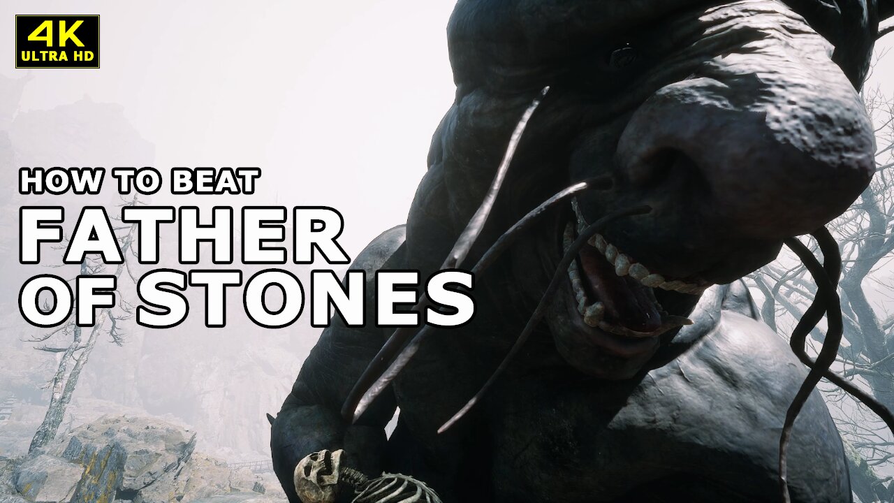 BLACK MYTH WUKONG - HOW TO BEAT FATHER OF STONES | BOSS FIGHT | CUTSCENE