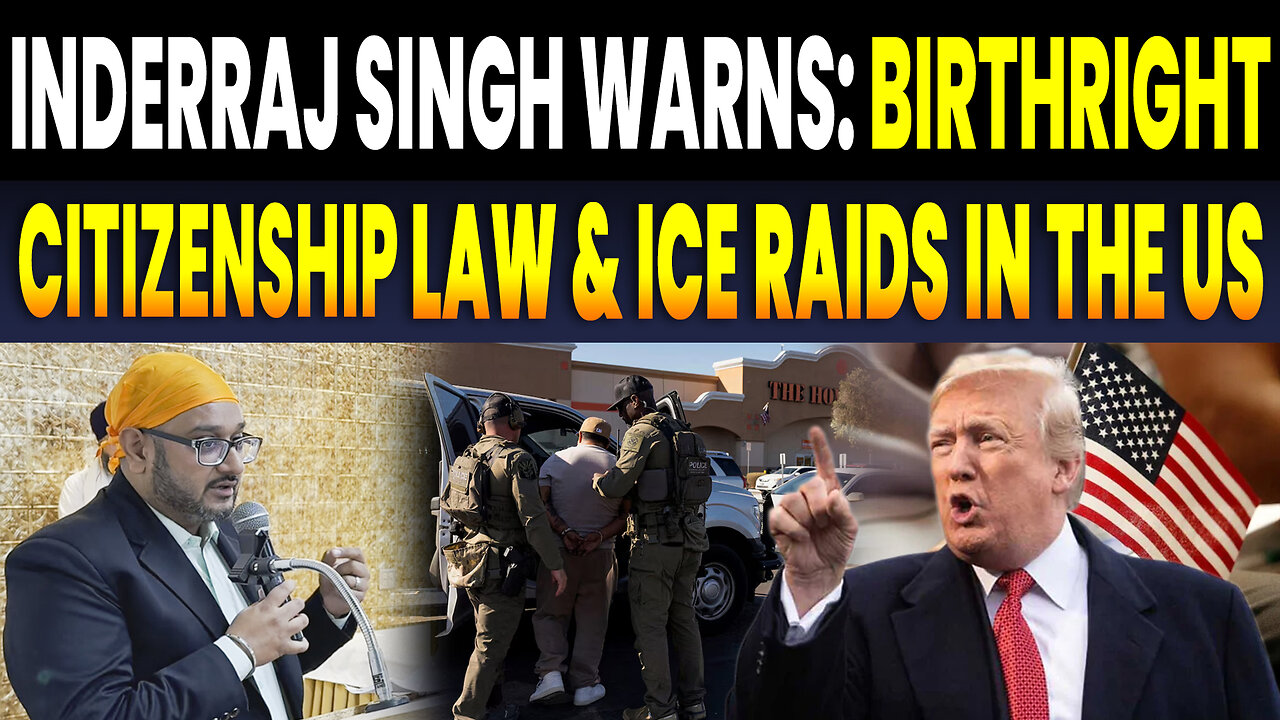 Inderjal Singh informed the congregation about the birthright citizenship law & ICE raids in the US