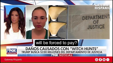 María Herrera Mellado, sobre el DOJ y la motivación política detrás de la Persecución contra Trump