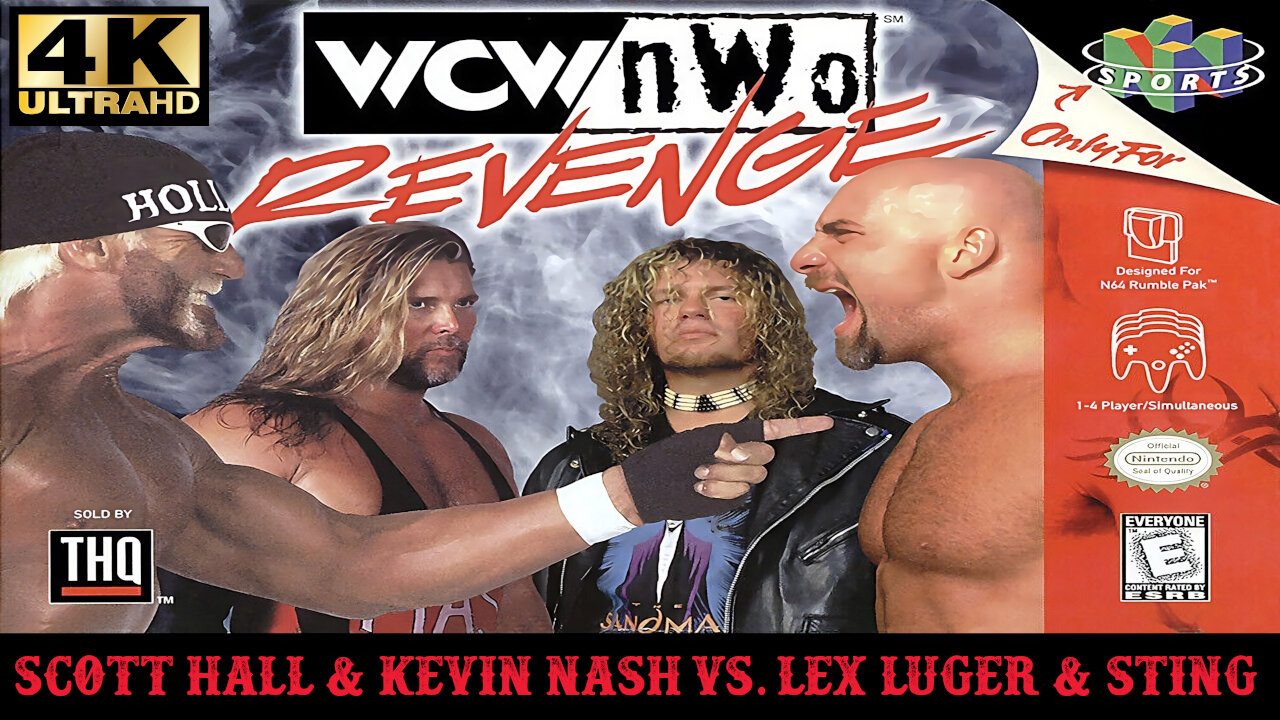 WCW/nWo Revenge - Nintendo 64 - Scott Hall & Kevin Nash vs. Lex Luger & Sting