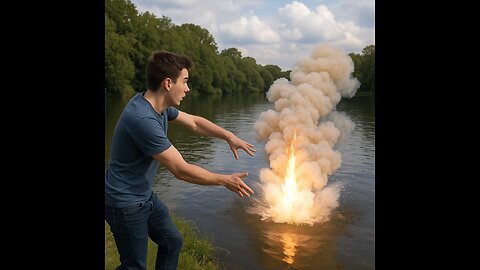This Guy Just Nuked a River with Science 😳🔥