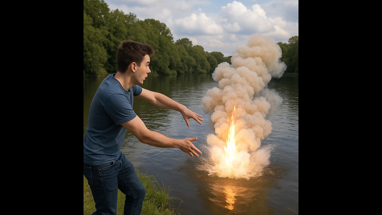 This Guy Just Nuked a River with Science 😳🔥