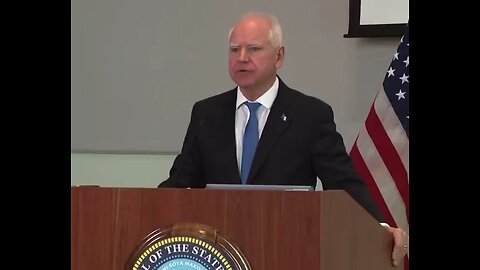 Tim Walz says people are driving by his house calling him ‘retarded.’ 😂