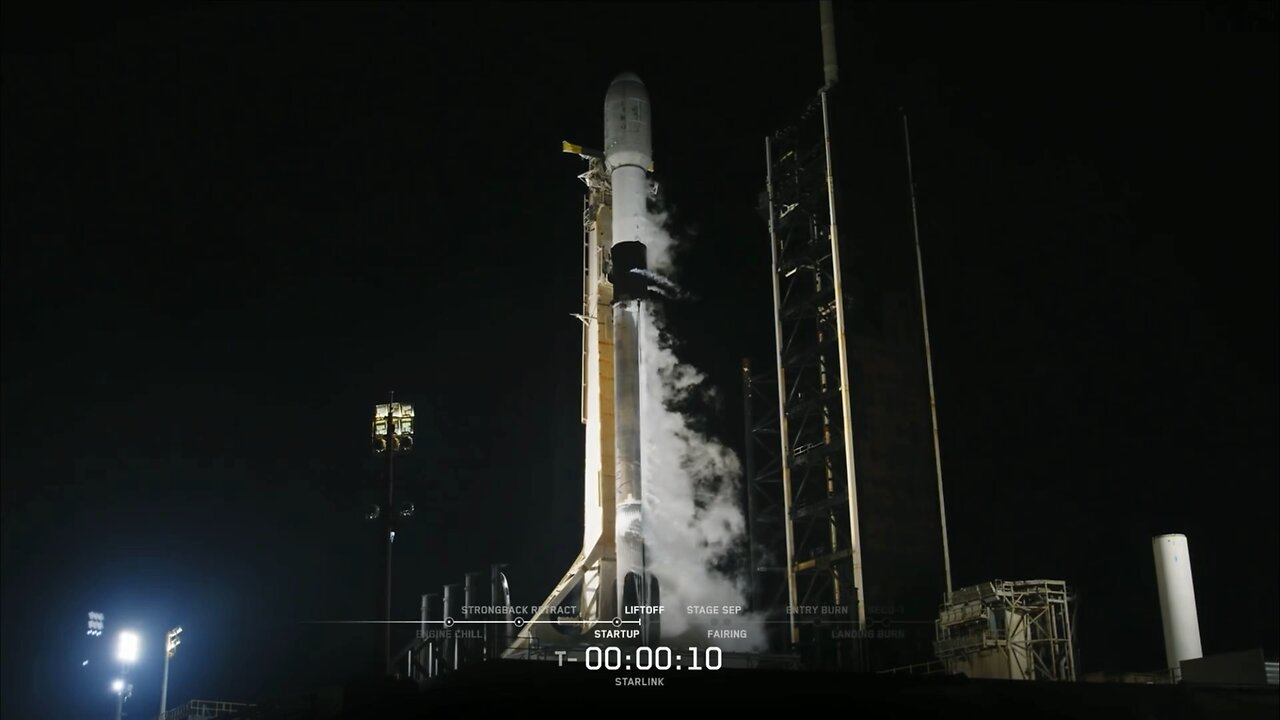 SPACEX SUCCESSFULLY LAUNCHES, THE STARLINK GROUP (6-78) MISSION.