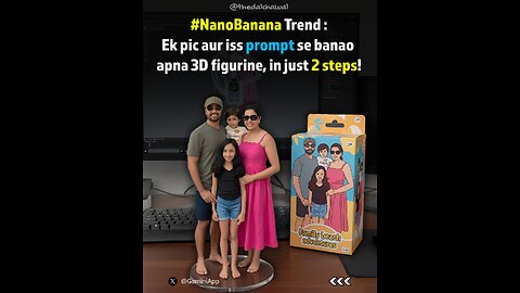 Nano Banana Trend: Create your own 3D figurine online... | Hyper Realistic Images | The Dal Chawal
