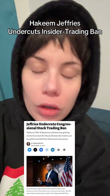 Hakeem Jeffries Undercuts Insider Trading Ban