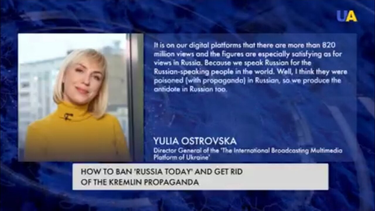 Foreign Minister of Ukraine Dmitry Kuleba called on Western partners to ban the broadcasting of th