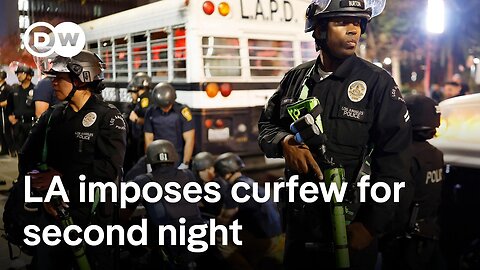 LA update: Curfew likely to be renewed amid isolated arrests, while Marines on standby | DW News