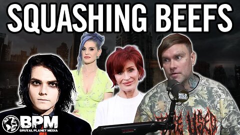 Bert of The Used Had Bad Blood w/ Gerard of MCR, Sharon & Kelly Osbourne