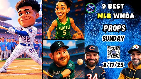 🔥9 BEST SUNDAY PRIZEPICKS MLB PROPS | ⚾️ MLB PICKS TODAY | WNBA 8/17