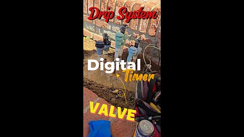 Drip system Digital timer sprinkler valve remove and install