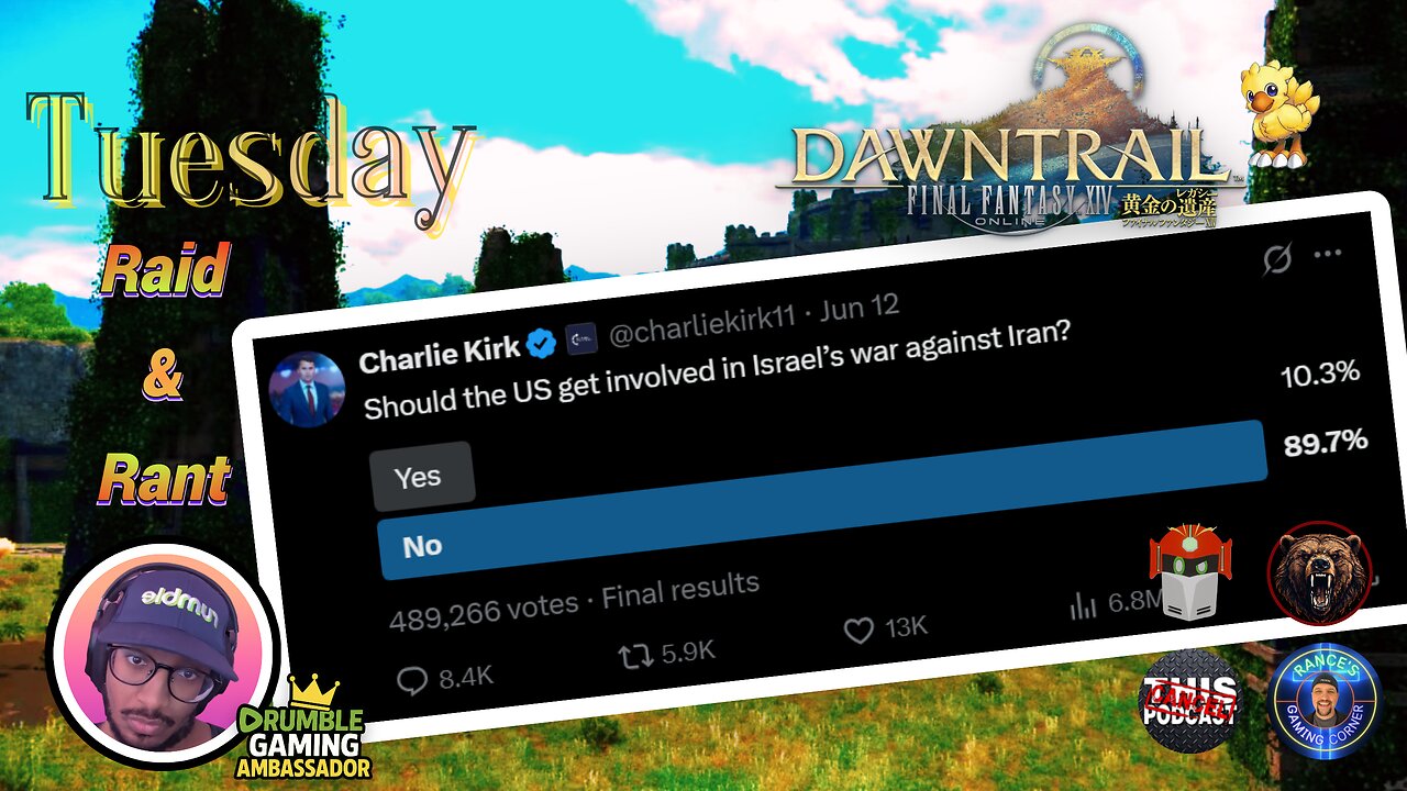 『WHM lvl 100』R&R Final Fantasy XIV | Israel/Iran Conflict, More Occult Cresent