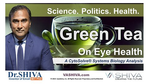 Dr.SHIVA™: Green Tea on Eye Health @CytoSolve® Systems Analysis (7/25)