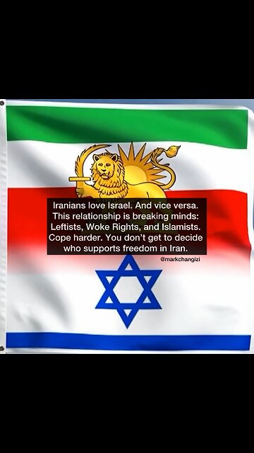 Iranians and Israelis are allies. Deal with it.